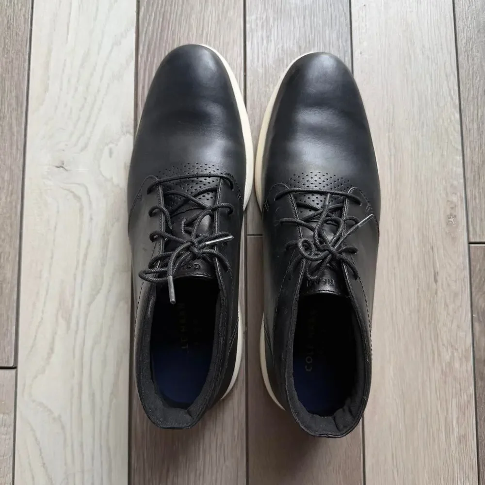 Cole Haan Grand.OS Chukka Boots Black Leather Men’s 11M